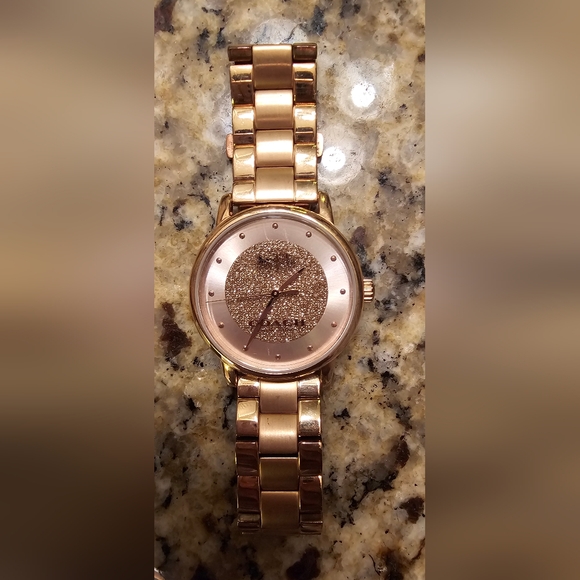 Coach Women\'s Grand Rose Gold-Tone Watch